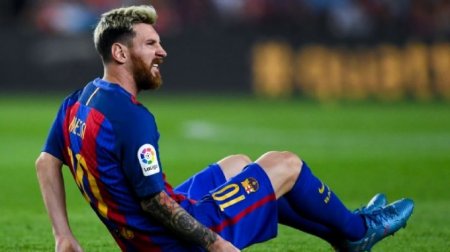 Messi jarohati tufayli uch hafta maydonga tusha olmaydi