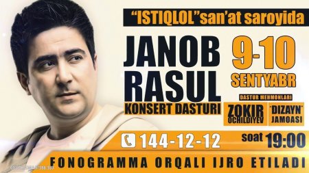 Janob Rasul - Konsert 2017