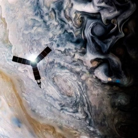 NASA suniy yoldoshi Yupiterning yangi suratlarini yubordi