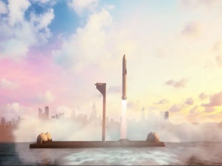 Ilon Mask: Space X ota ogir raketalar uchun suzuvchi yirik kosmodromlar qurmoqda