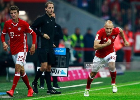 Bundesliga. Uzoq davom etgan jarohatdan keyin gol urgan Robben “Bavariya”ni peshqadamga aylantirdi